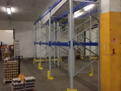 Development of warehouse shelving system UAB "OSAMA" - Riga 14